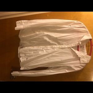 Jcrew white collared blouse